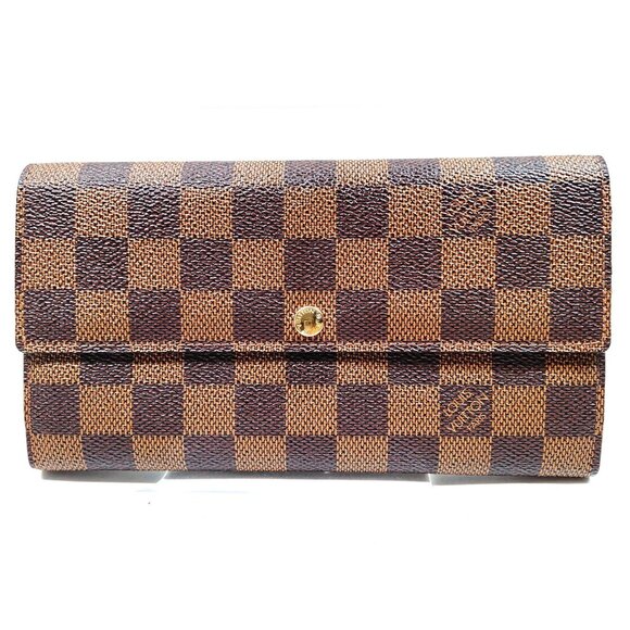 Louis Vuitton Brown Damier Wallet mon-450-092225 - Picture 1 of 9